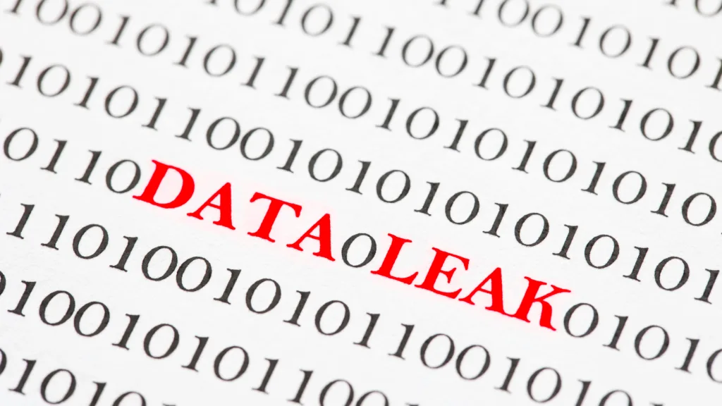 Data leak related image - Scams